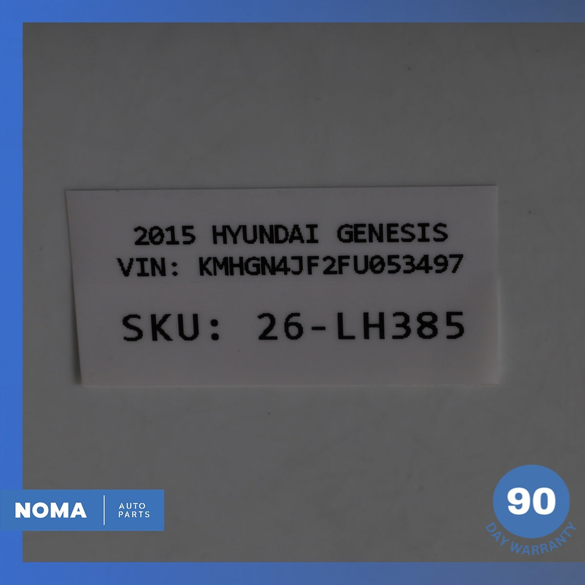 15-16 Hyundai DH Genesis Front Right Passenger Door Glass Window 82420B1010 OEM - photo 17