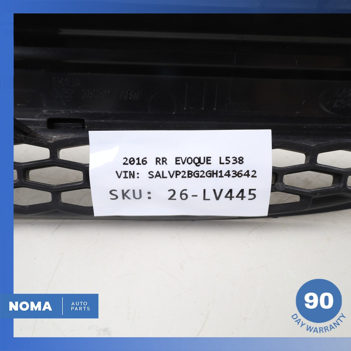 12-19 LR Range Rover Evoque L538 Front Left Driver Side Fender Grille Grill OEM - photo 12