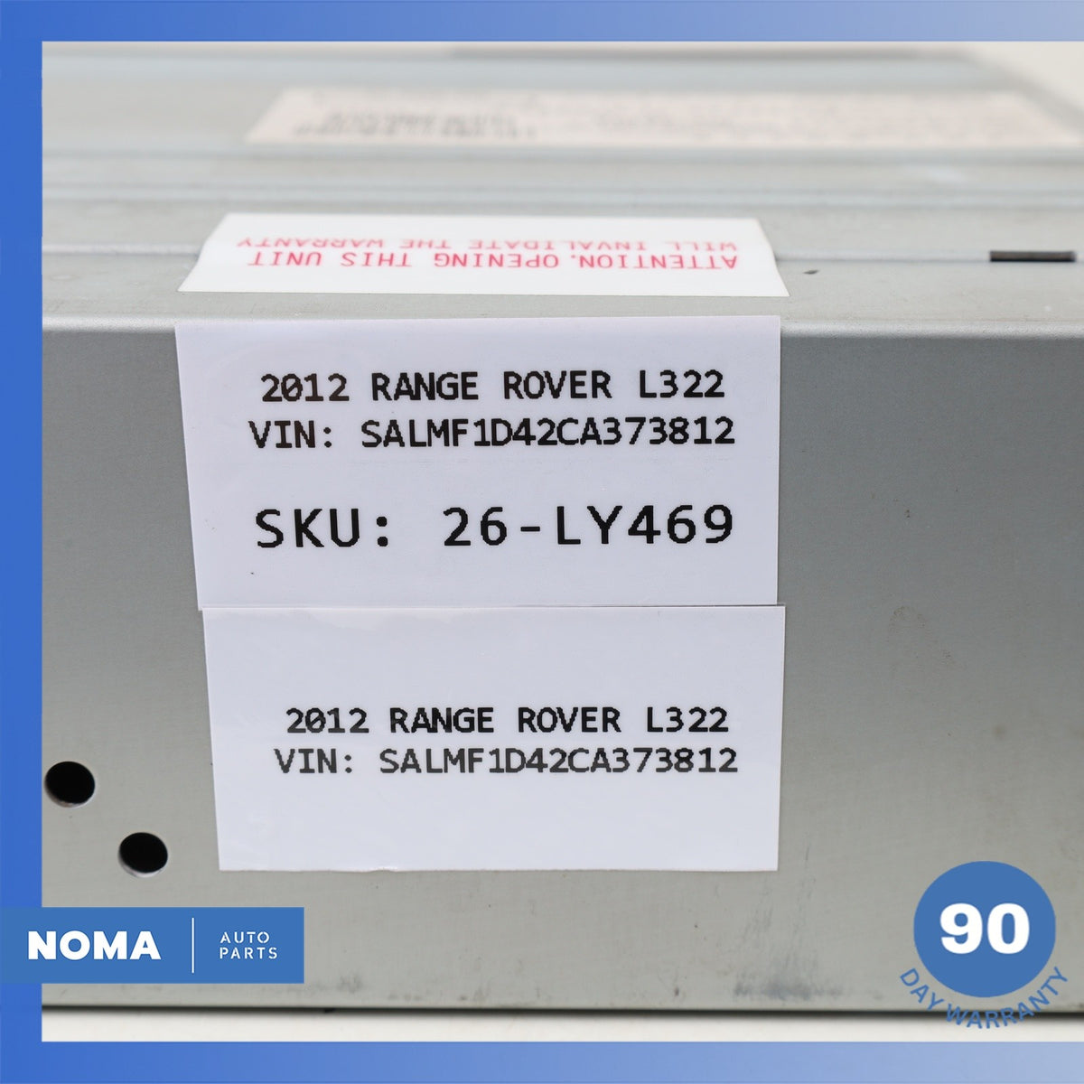 09-12 Land Rover Range Rover L322 Audio Player 6 Disc CD Changer w/ Magazine OEM - photo 10