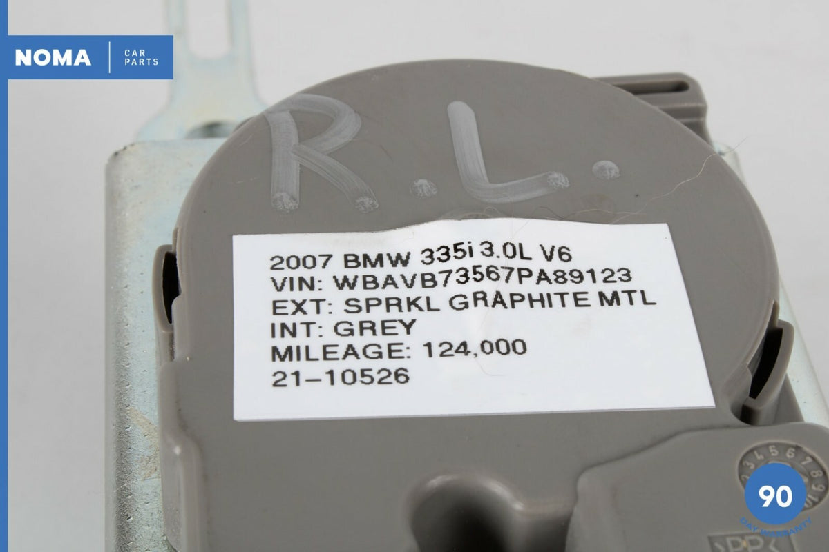 06-08 BMW 328i 335i E90 Sedan Rear Left Driver Side Seat Belt Retractor Grey OEM - photo 11