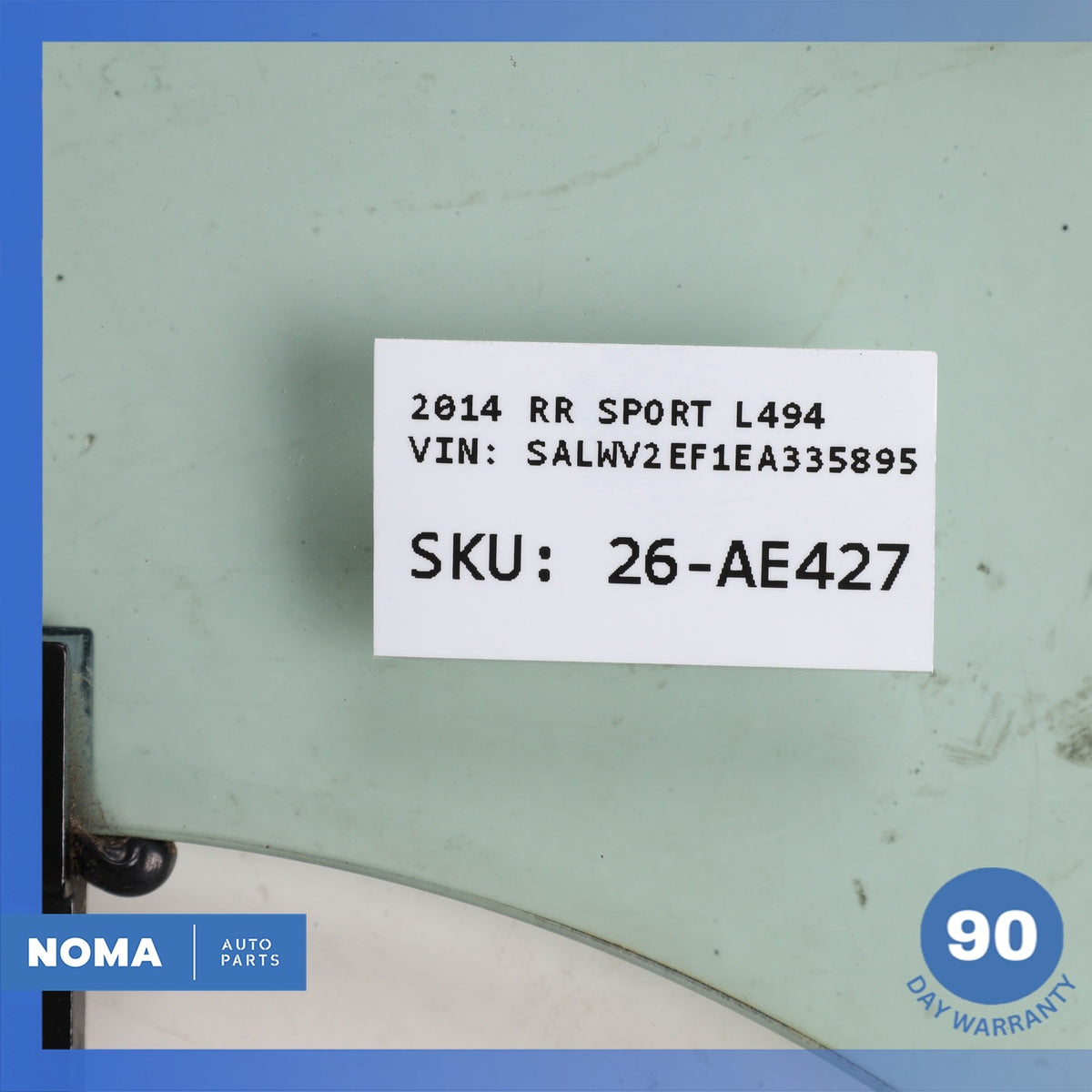 14-22 LR Range Rover Sport L494 Front Right Door Window Glass LR043944 OEM - photo 13