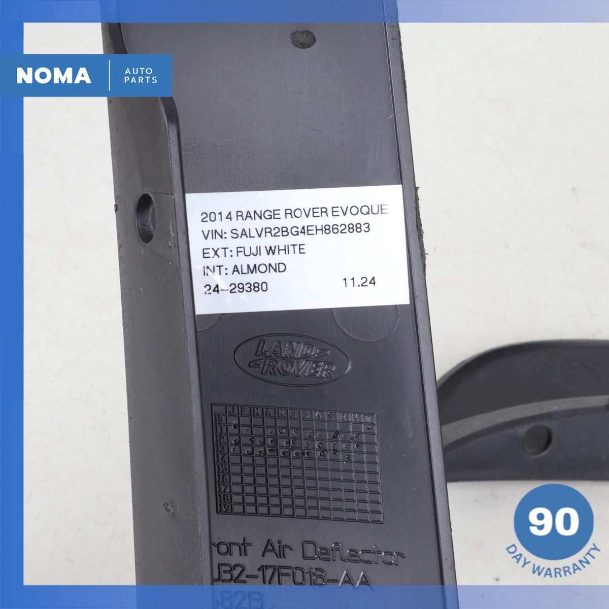 12-15 LR Range Rover Evoque L538 Front Left & Right Bumper Air Deflector Set OEM - photo 13