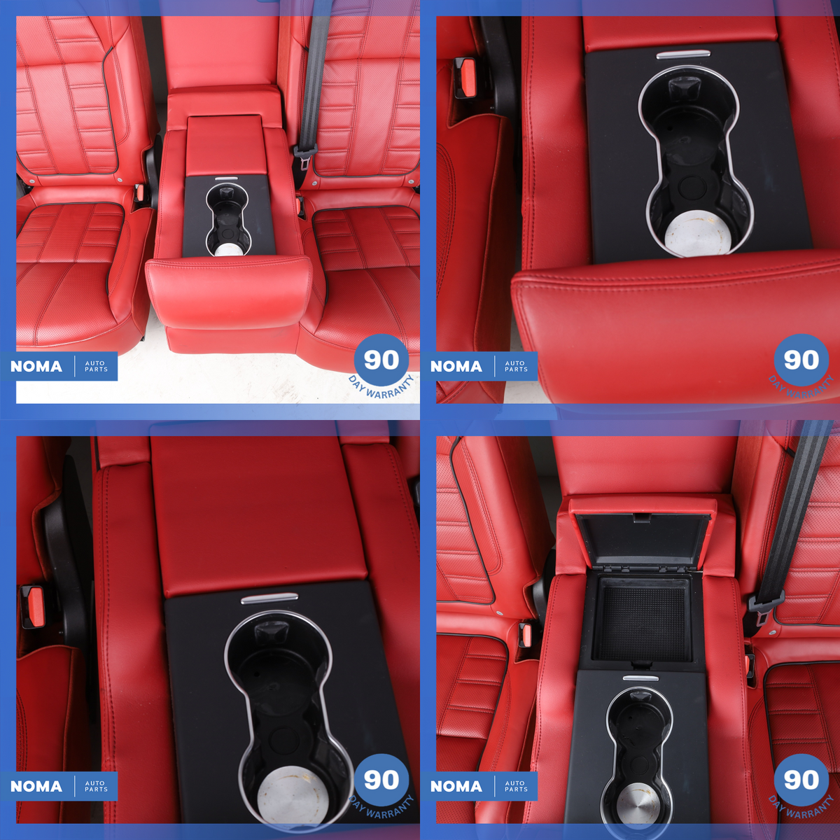 14-17 LR Range Rover Sport L494 Rear Left & Right Seat Cushion Set w/ Frame OEM - photo 24
