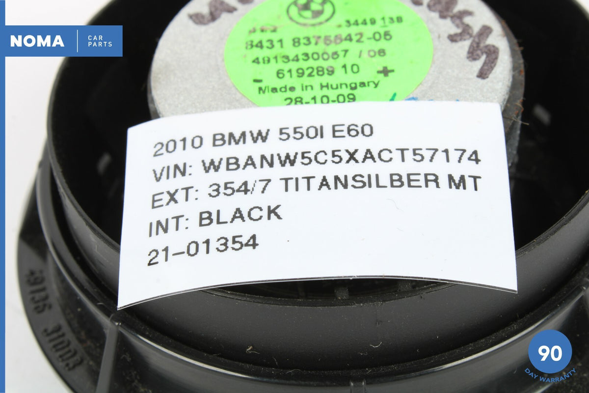 04-10 BMW E60 E64 5 6 Series Front Under Dash Tweeter Speaker 8375642 OEM - photo 5