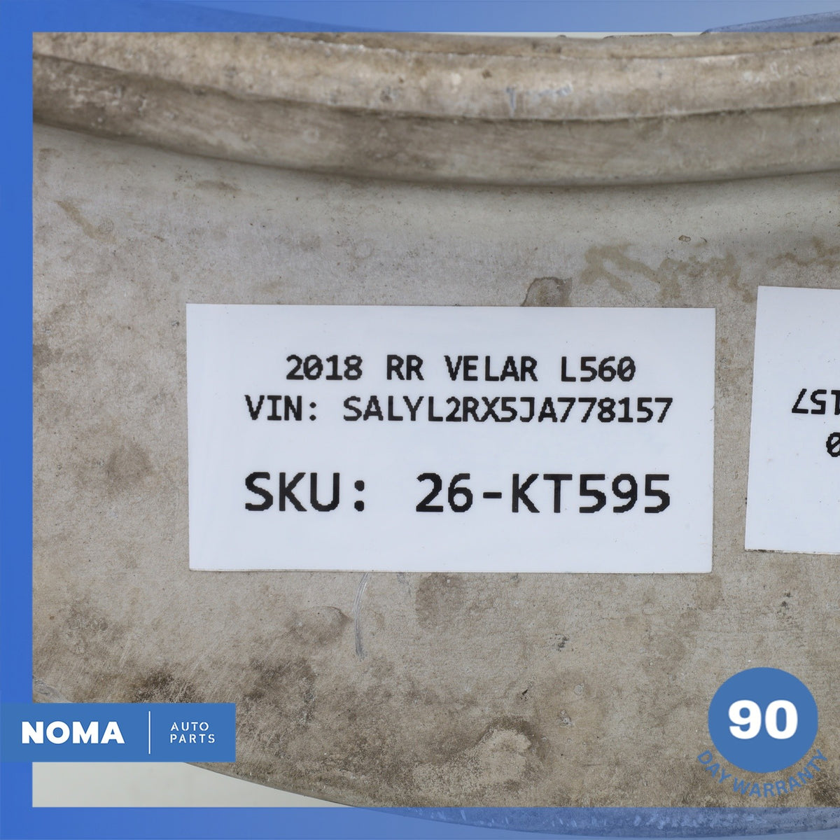 17-20 Range Rover L560 Velar Front Right or Left Forward Lower Control Arm OEM - photo 17