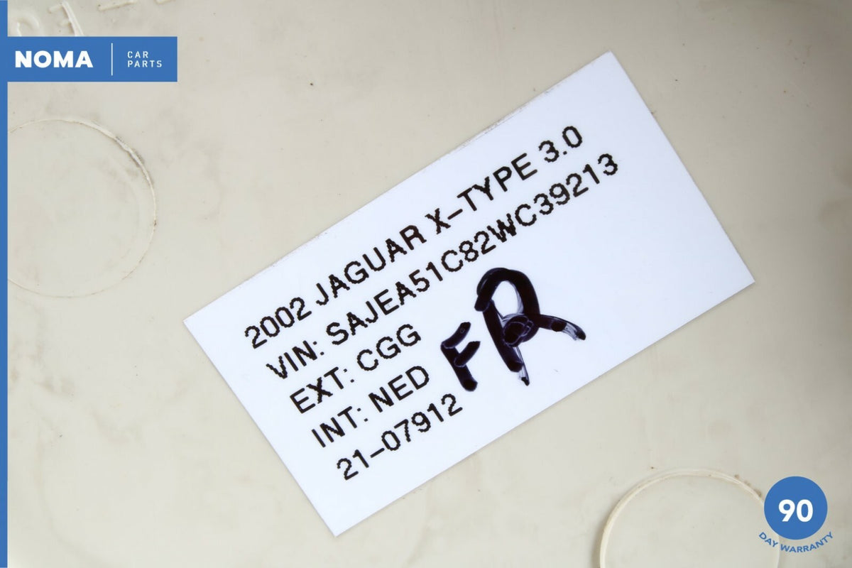 02-04 Jaguar X-Type X400 Front Right Side Seat Switch Panel Ivory NED OEM - photo 4