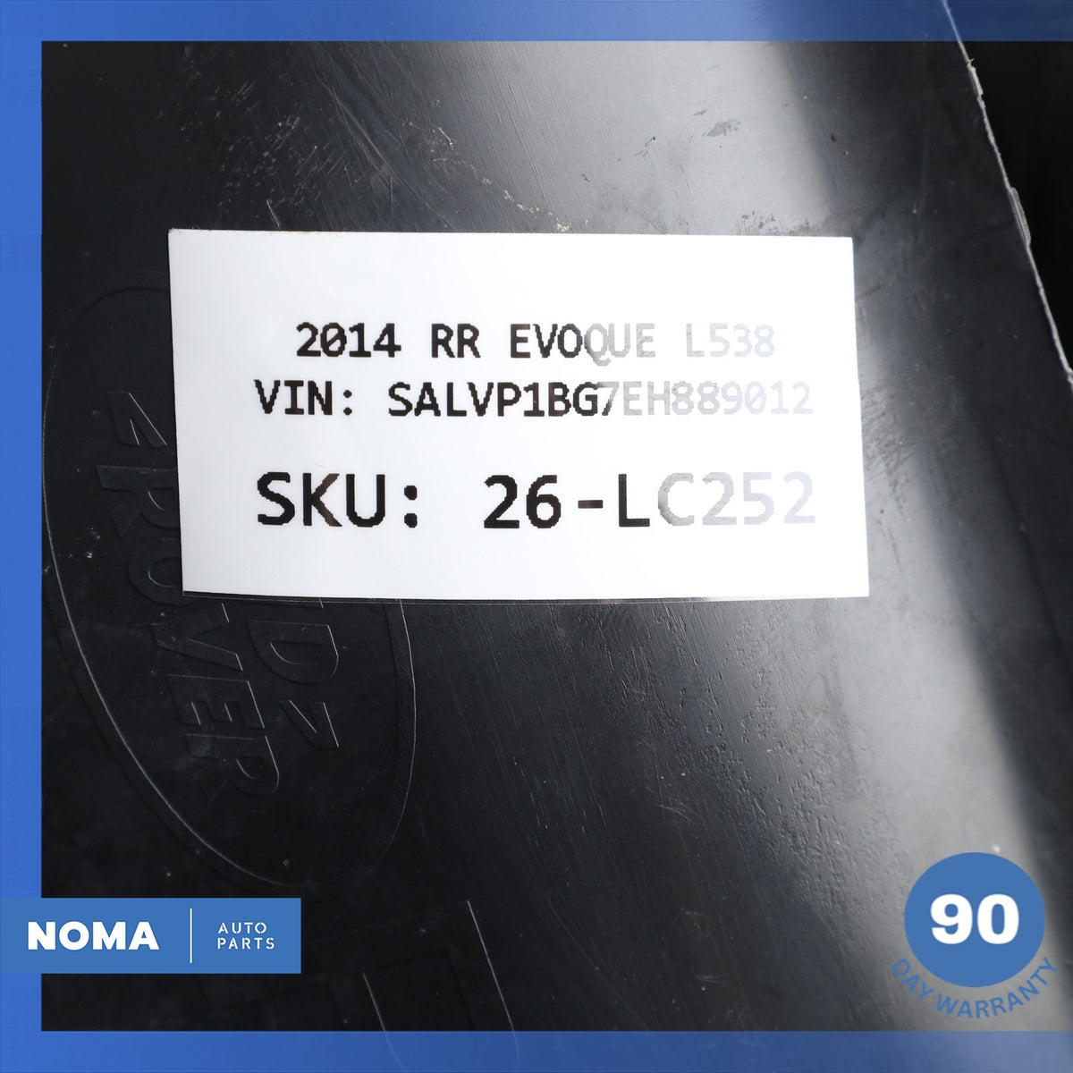 12-17 RR Evoque L538 Front Right Fender Wheelarch Splash Cover Set OEM - photo 23