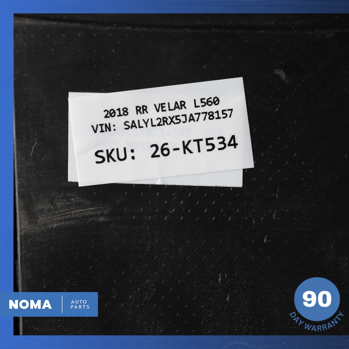 18-23 Range Rover L560 Velar Rear Right Side Door Lower Cover Molding OEM - photo 10