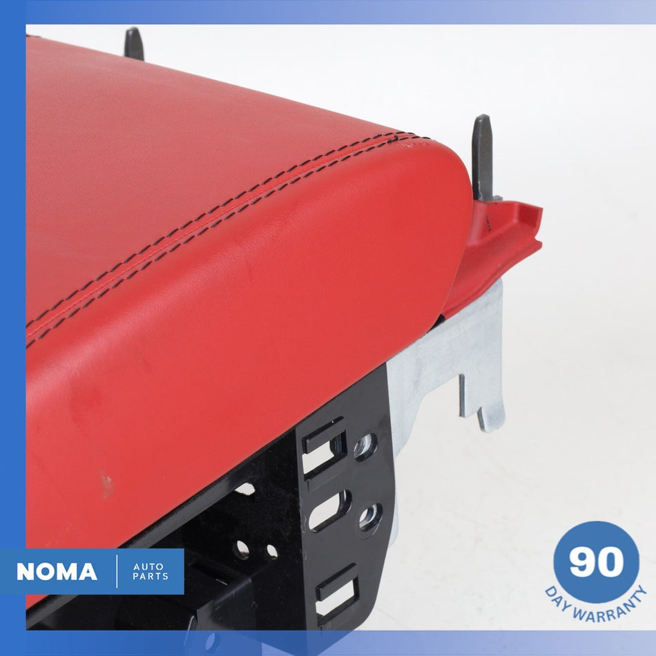 14-24 Jaguar X152 F-Type Center Console Cup Holder Panel Armrest Cover Red OEM