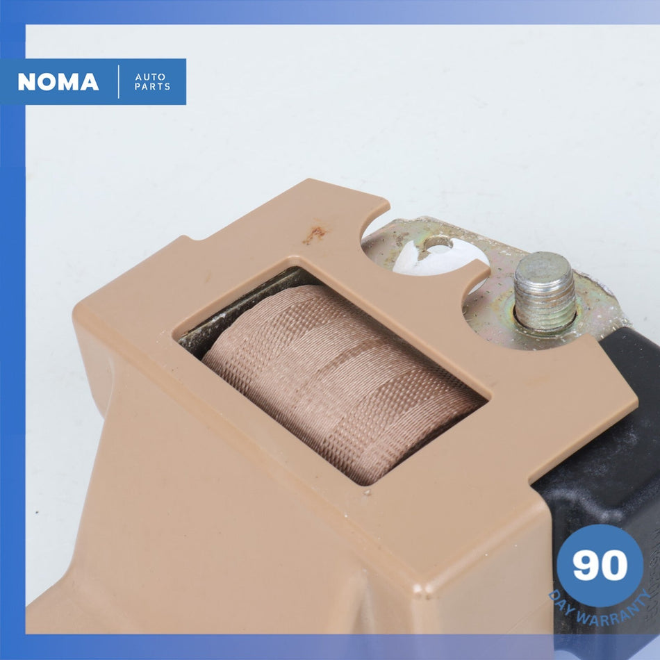 1992 Jaguar XJ40 XJ6 Vanden Plas Left Side Passive Belt Seat Belt Beige OEM