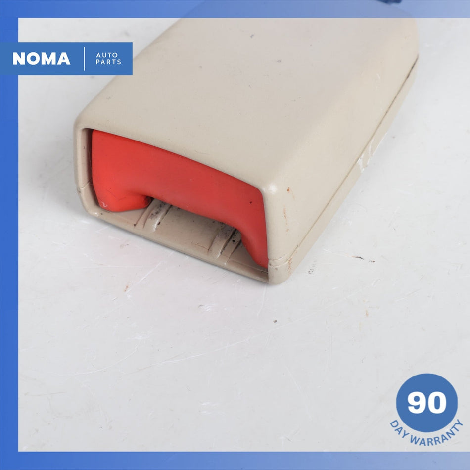 97-99 Jaguar X100 XK8 Right Passenger Side Seat Belt Buckle Beige HJA7012DA OEM