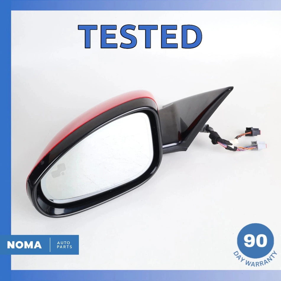 14-24 Jaguar X152 F-Type Left Side Rear View Door Mirror w/ Blind Spot OEM