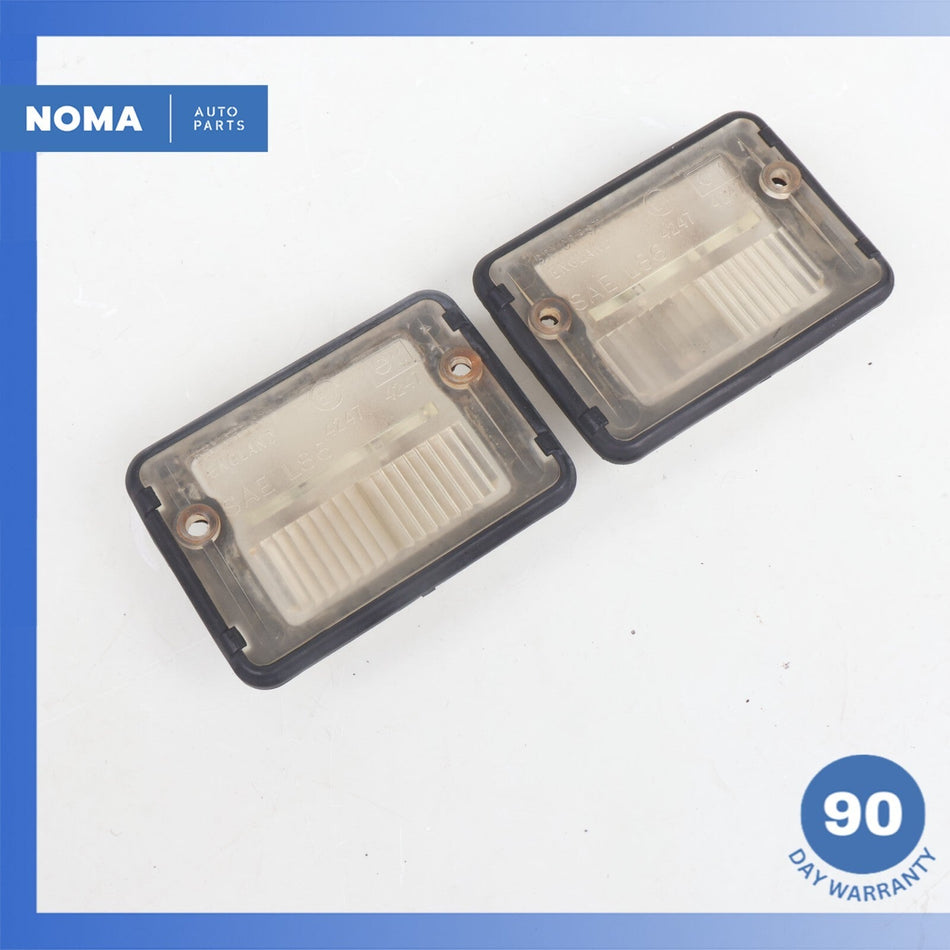92-96 Jaguar XJS Series 3 Rear License Plate Light Lamp Set of 2 OEM