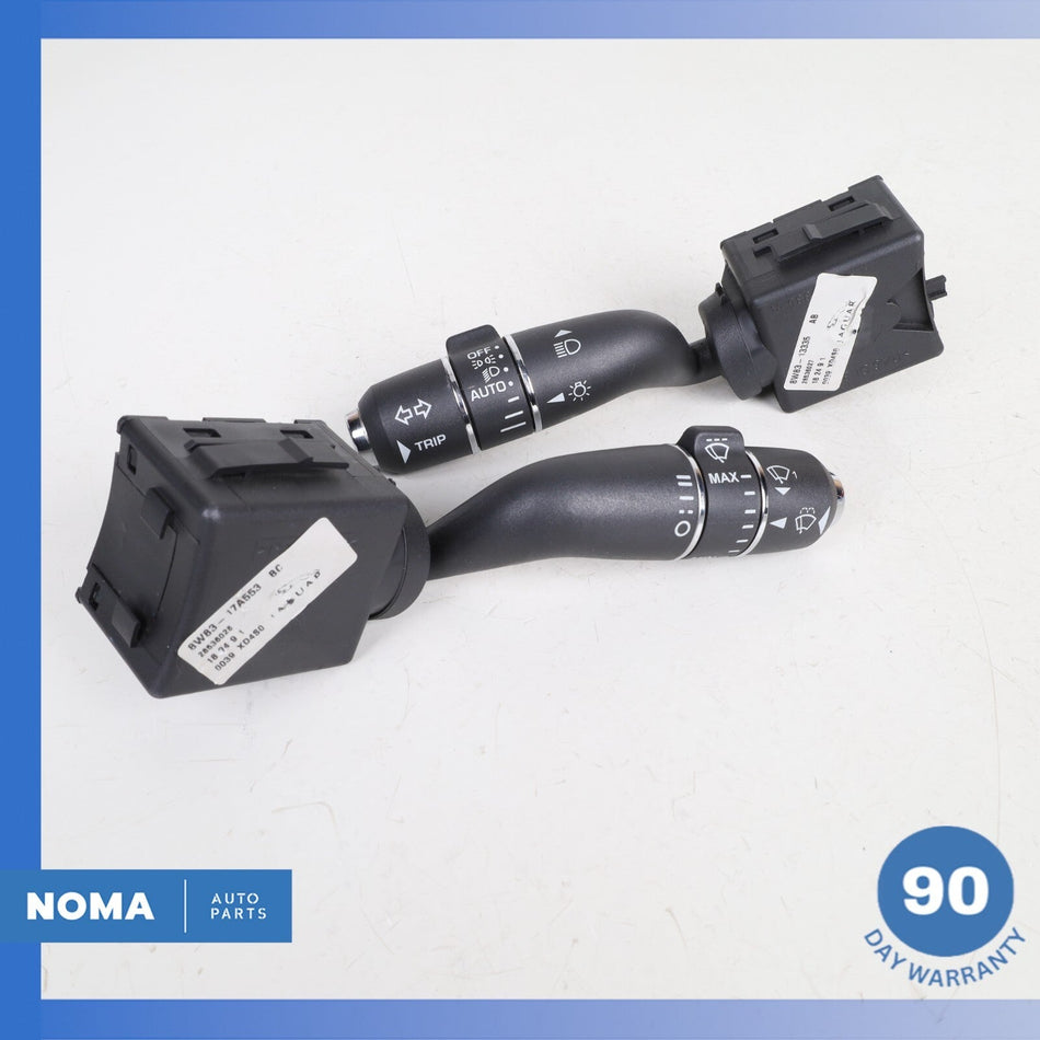 10-22 Jaguar X351 XJ F-Type Headlight Turn Signal Wiper Control Switch Set OEM