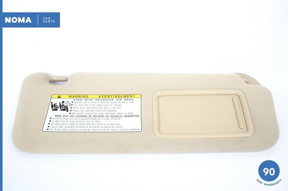 07-12 Lexus XF40 LS460 Right Passenger Side Windshield Sun Visor Shade LA00 OEM