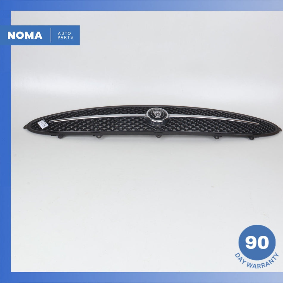 07-11 Jaguar X150 XK XKR Front Bumper Grill Grille Black w/ Emblem OEM