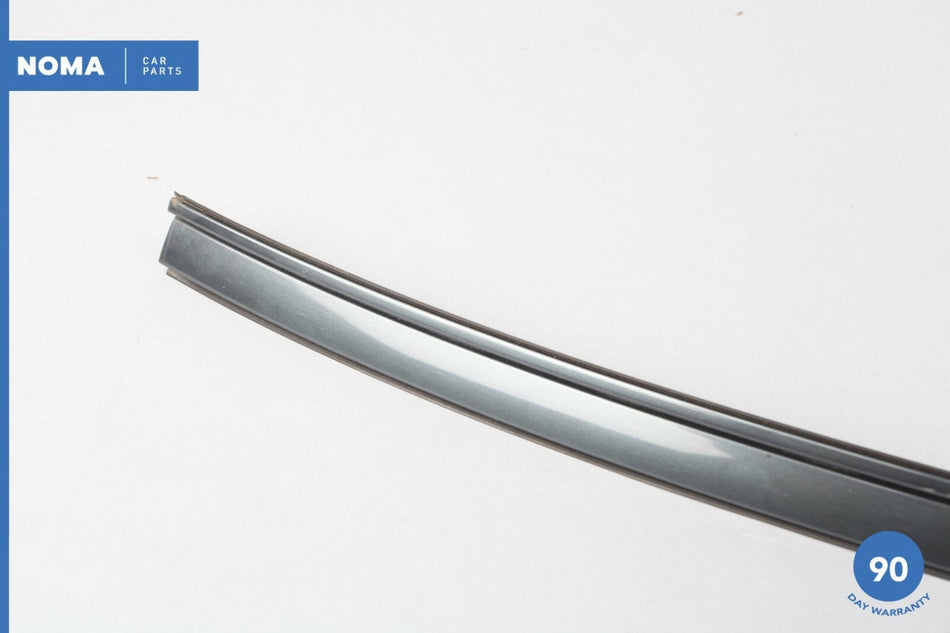 04-10 BMW 535xi E60 Sedan Right Passenger Side Outer Roof Rail Molding Gray OEM