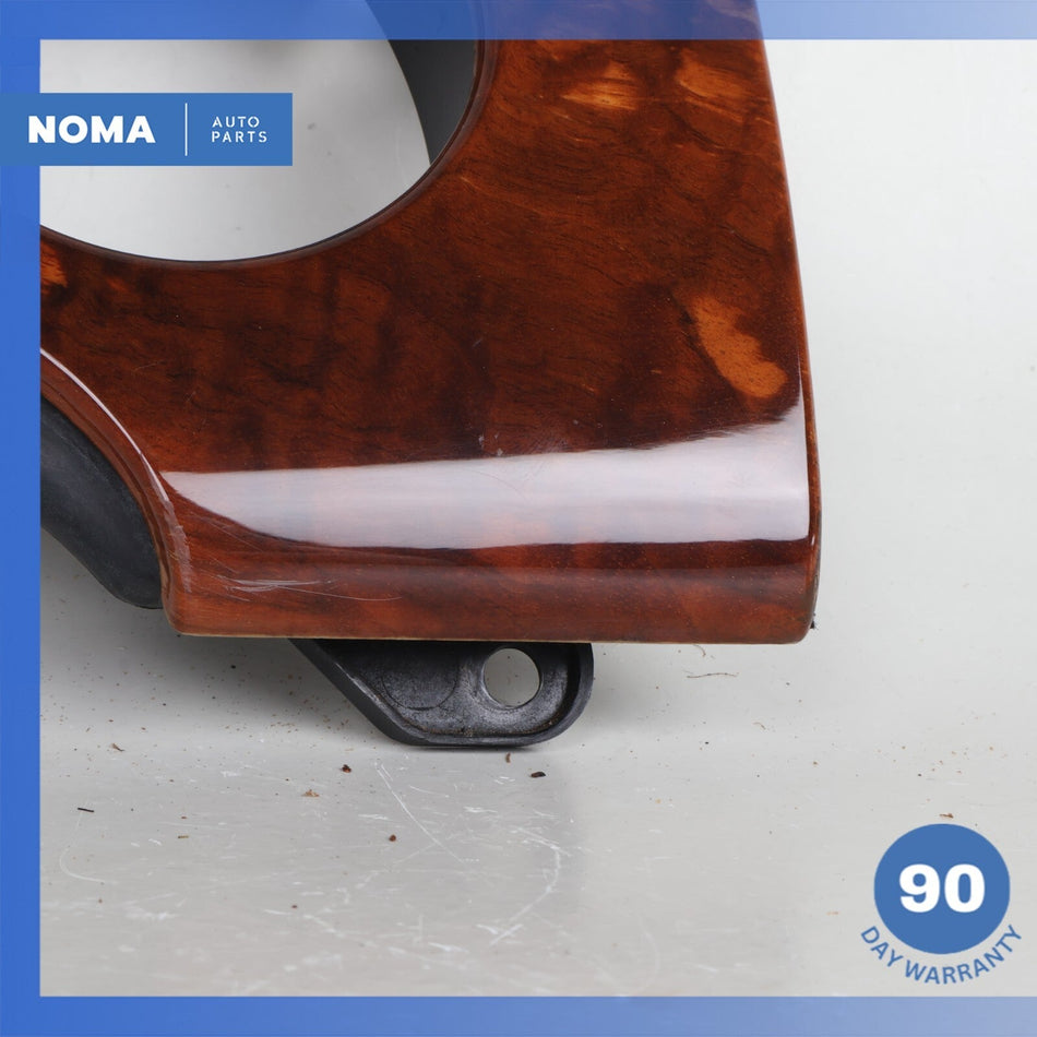 1999 Jaguar X100 XK8 Left Side Dash Instrument Cluster Bezel w/ Switch Wood OEM