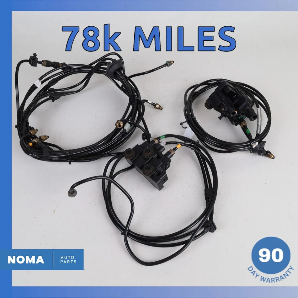 13-17 Range Rover Sport L494 Air Suspension Relief Valve Set w/ Lines OEM 78k