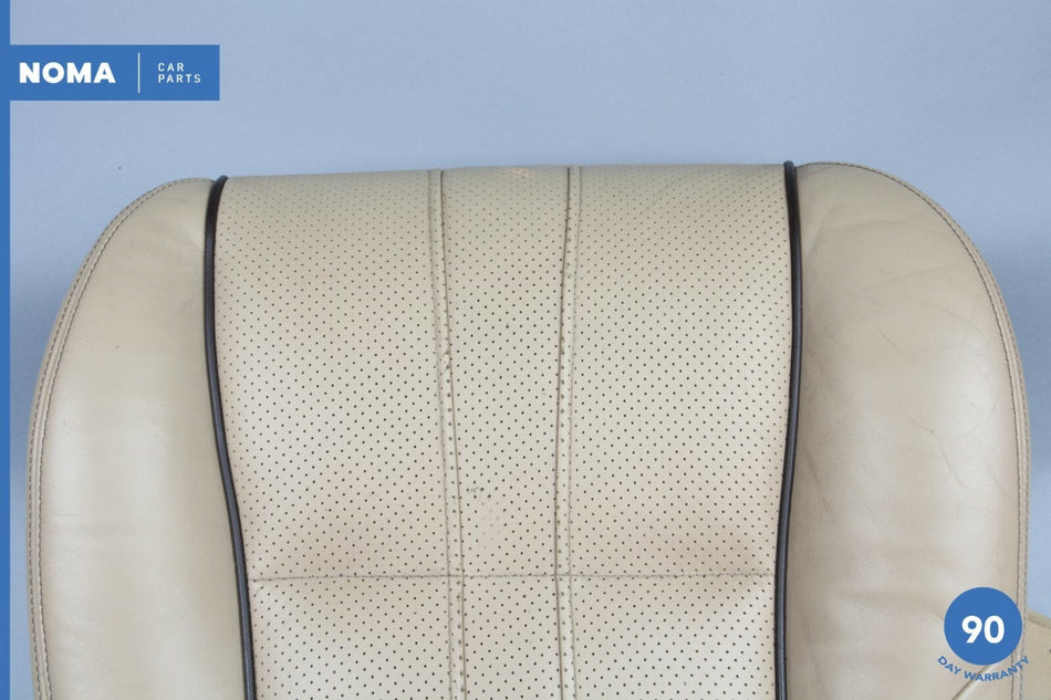 10-11 Jaguar XJ XJL Front Right Seat Lower Cushion / Perforated Leather / Cashew