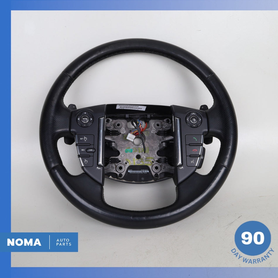 10-13 Range Rover Sport L320 Heated Steering Wheel w/ Paddle Shiters Black OEM