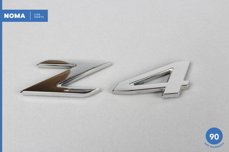 03-08 BMW Z4 E85 Rear Trunk Hatch Boot Emblem Badge Logo Chrome 7114122 OEM