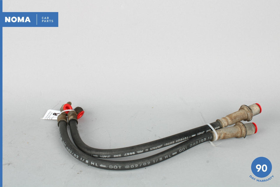 01-06 Lexus XF30 LS430 Rear Hydraulic Brake Hose Line Set of 2 OEM