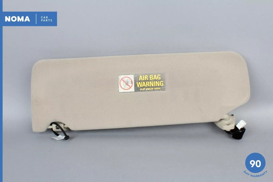 98-03 Jaguar X308 XJ8 XJR VDP Right Passenger Side Sun Visor Shade Beige OEM