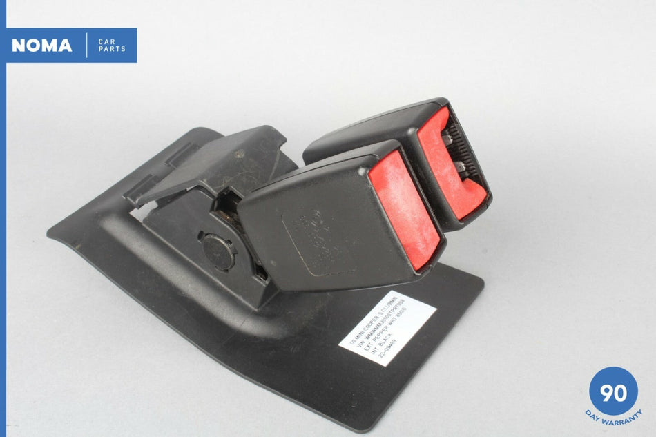 06-14 Mini Cooper S Clubman Rear Left & Right Center Dual Seat Belt Buckle OEM