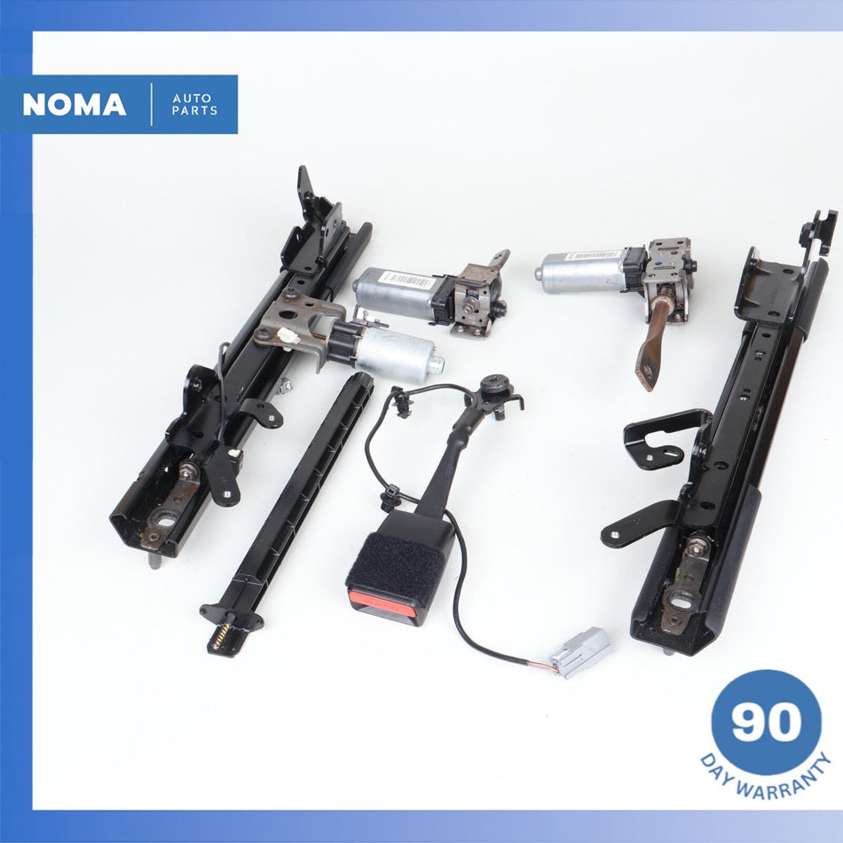12-17 Range Rover Evoque L538 Front Right Side Seat Rail Motor Set w/ Buckle OEM