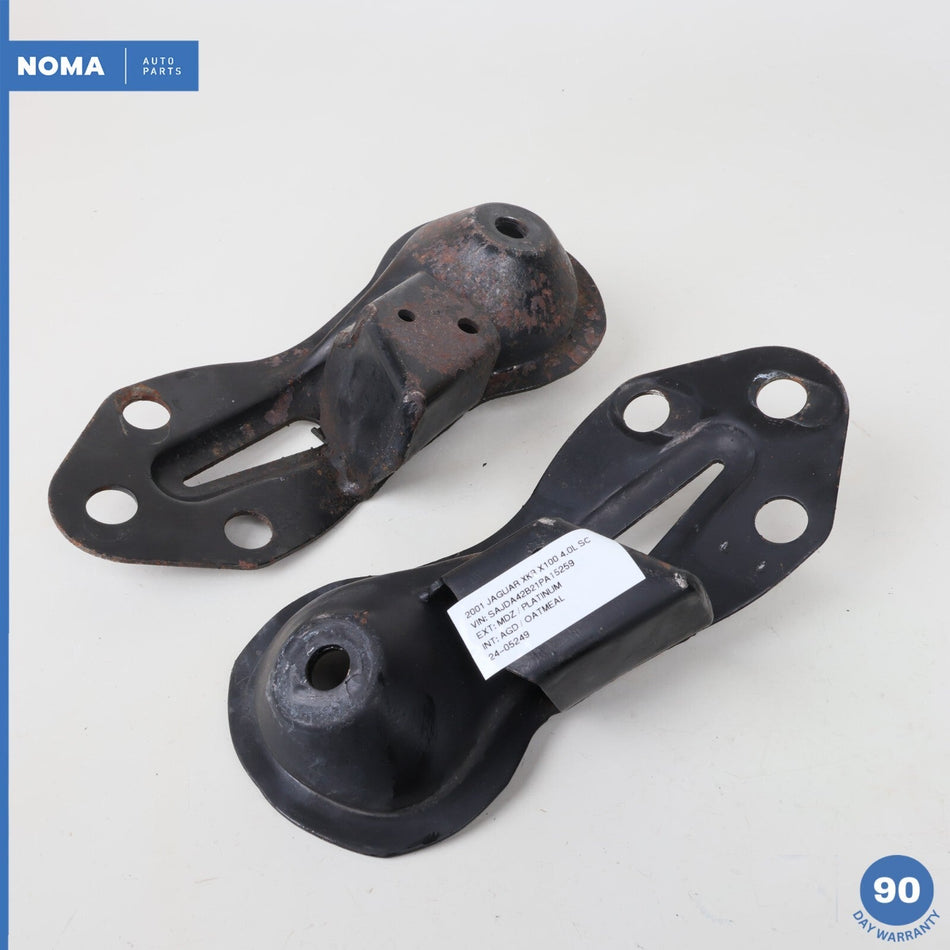 2001 Jaguar X100 XKR Front Left & Right Crossbeam Mount Bracket Set OEM