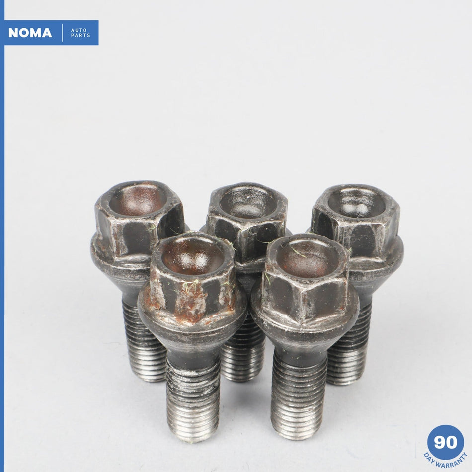 04-10 BMW 650i E64 E63 Wheel Rim Bolts Lug Set of 5 36136781150 OEM
