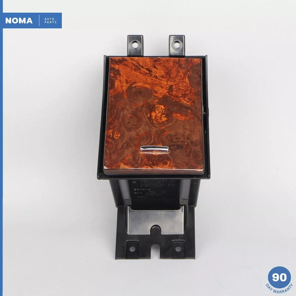 09-15 Jaguar X250 XF XFR Center Console Storage Compartment Wood OEM