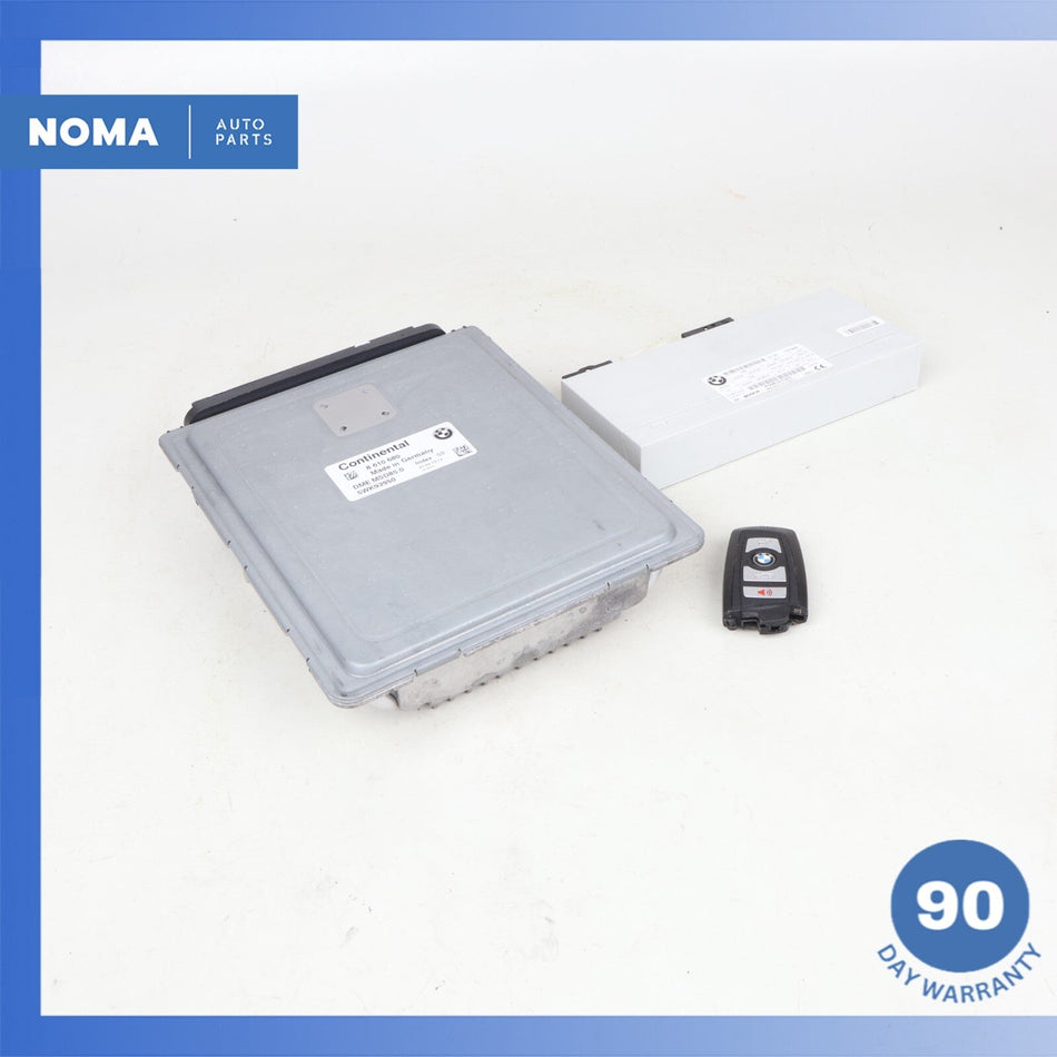 09-13 BMW F10 550i 750Li N63 DME ECU Engine Computer CAS Module Key Set OEM