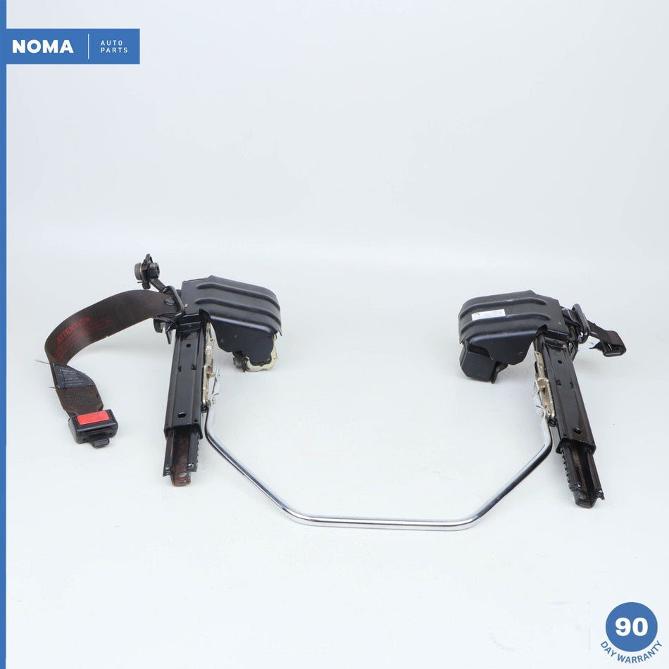 1989 Jaguar XJS Series 2 Left Side Lower Seat Track Frame w/ Seatbelts OEM