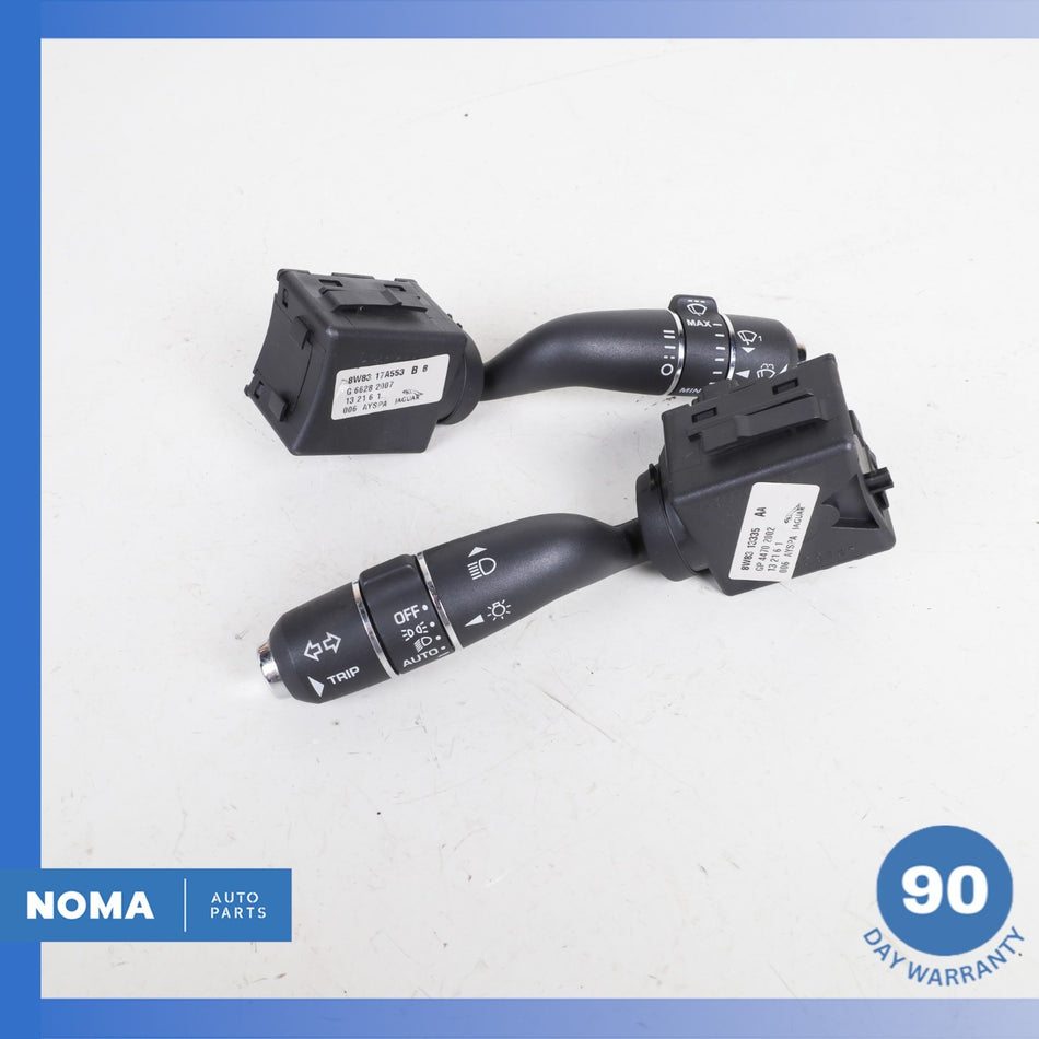10-22 Jaguar X152 F-Type Headlight Turn Signal Wiper Control Switch Set OEM 51k