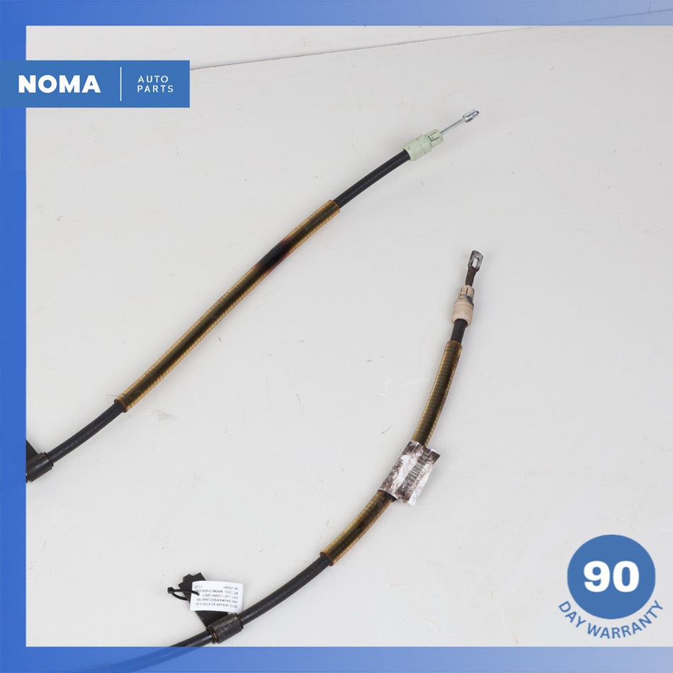 2012 Jaguar X150 XK Rear Left & Right Side Parking Brake Cable Set of 2 OEM