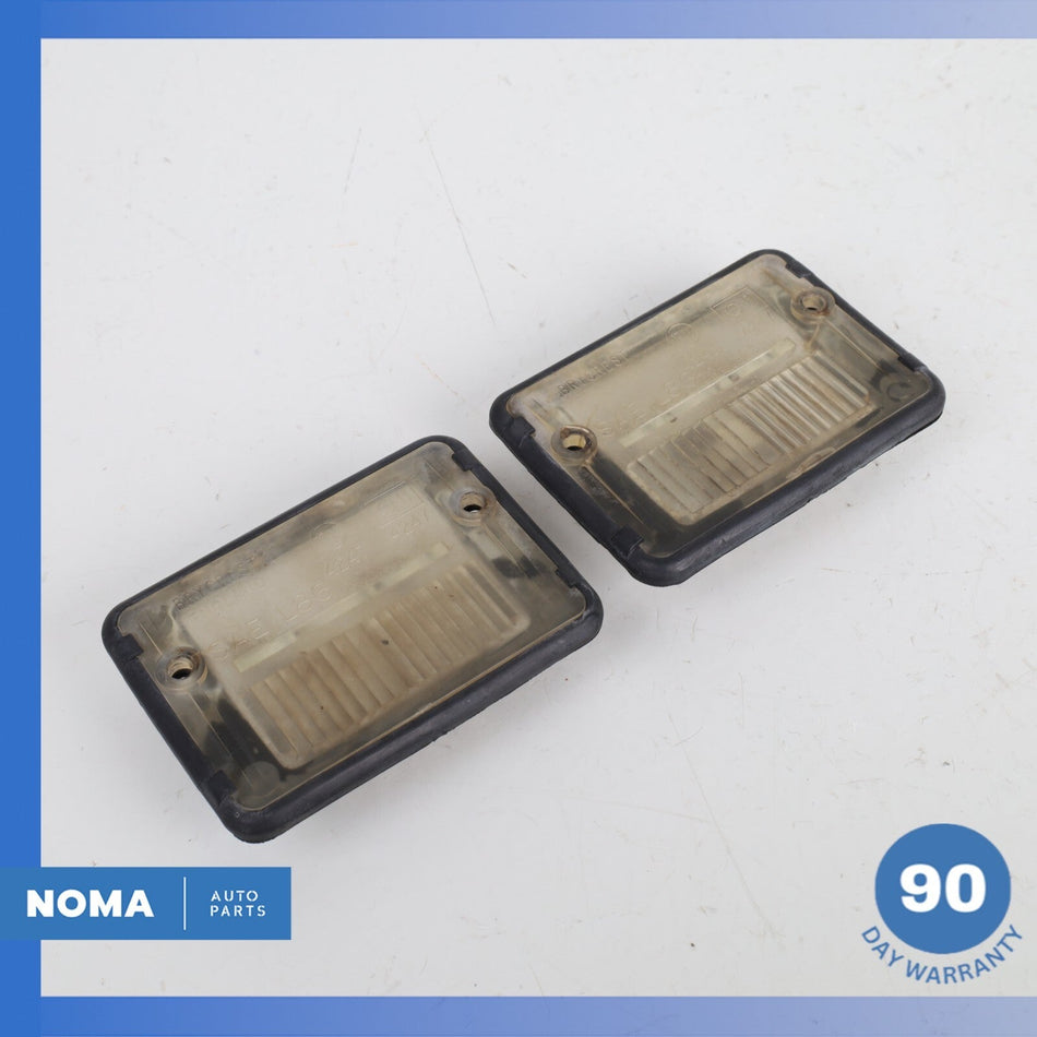 92-96 Jaguar XJS Series 3 Rear License Plate Light Lamp Set of 2 OEM