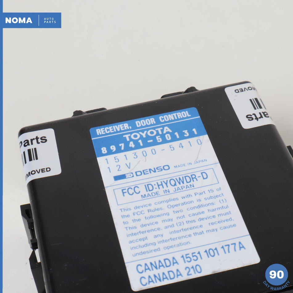 95-97 Lexus LS400 XF20 Receiver Door Control Module Unit 89741-50131 OEM