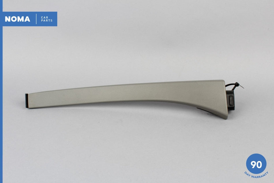 04-07 BMW 530i E60 Right Center Armrest Trim Cover 51167133196 Dakota Grey OEM