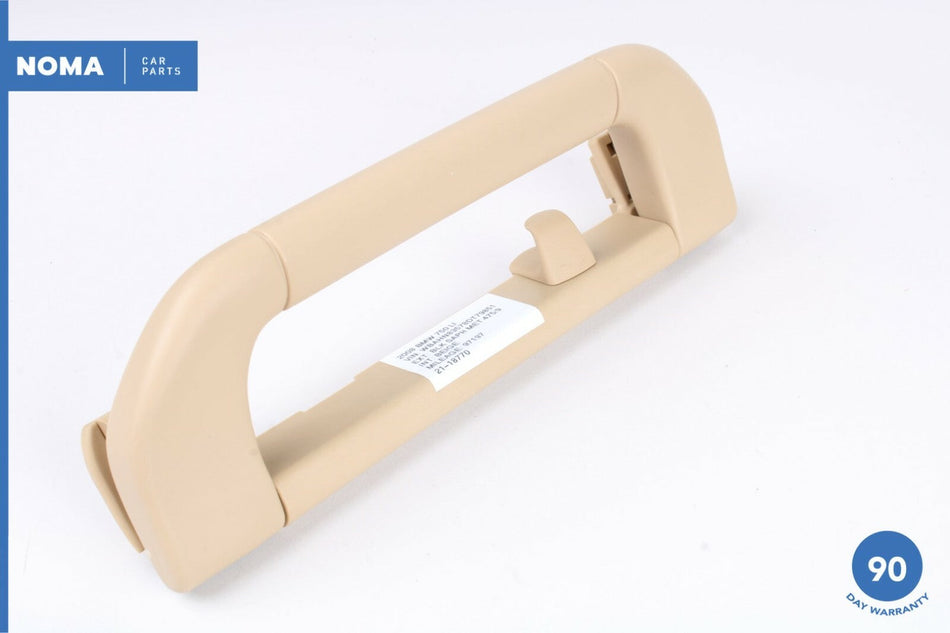 06-08 BMW 750Li E66 Rear Left or Right Ceiling Headliner Grab Handle Beige OEM