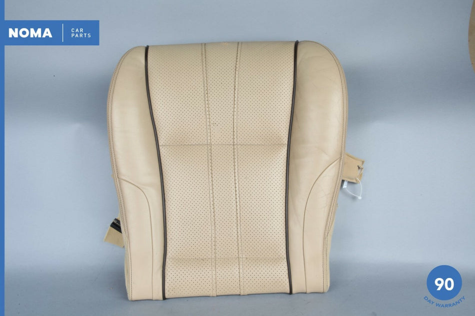10-11 Jaguar XJ XJL Front Right Seat Lower Cushion / Perforated Leather / Cashew