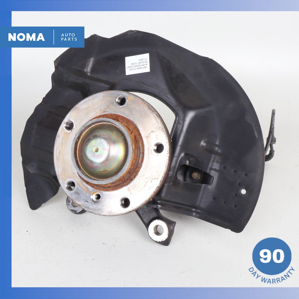 01-08 BMW E85 Z4 330i Front Left Side Spindle Knuckle Hub w/ Shield OEM