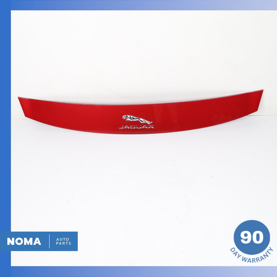 14-24 Jaguar X152 F-Type Convertible Trunk Boot Lid Active Spoiler Red OEM 22k