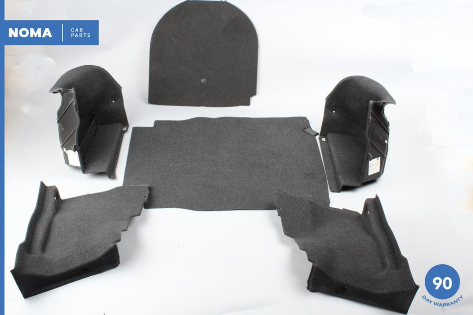 04-10 BMW 530i 530xi E60 Sedan Trunk Boot Side & Lower Trim Cover Set of 6 OEM