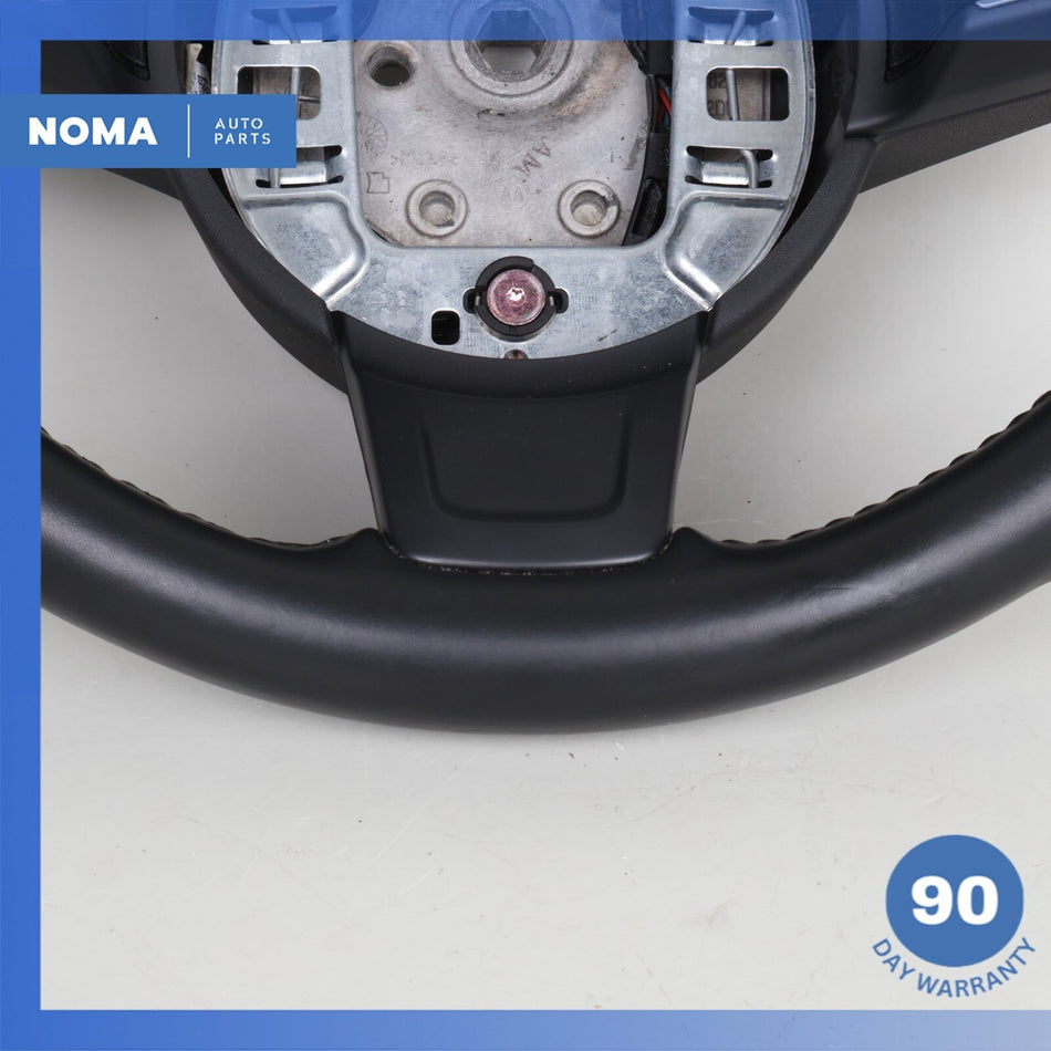 16-21 Jaguar X761 F-Pace XE XF Steering Wheel w/ Paddle Shifters Black OEM 77k