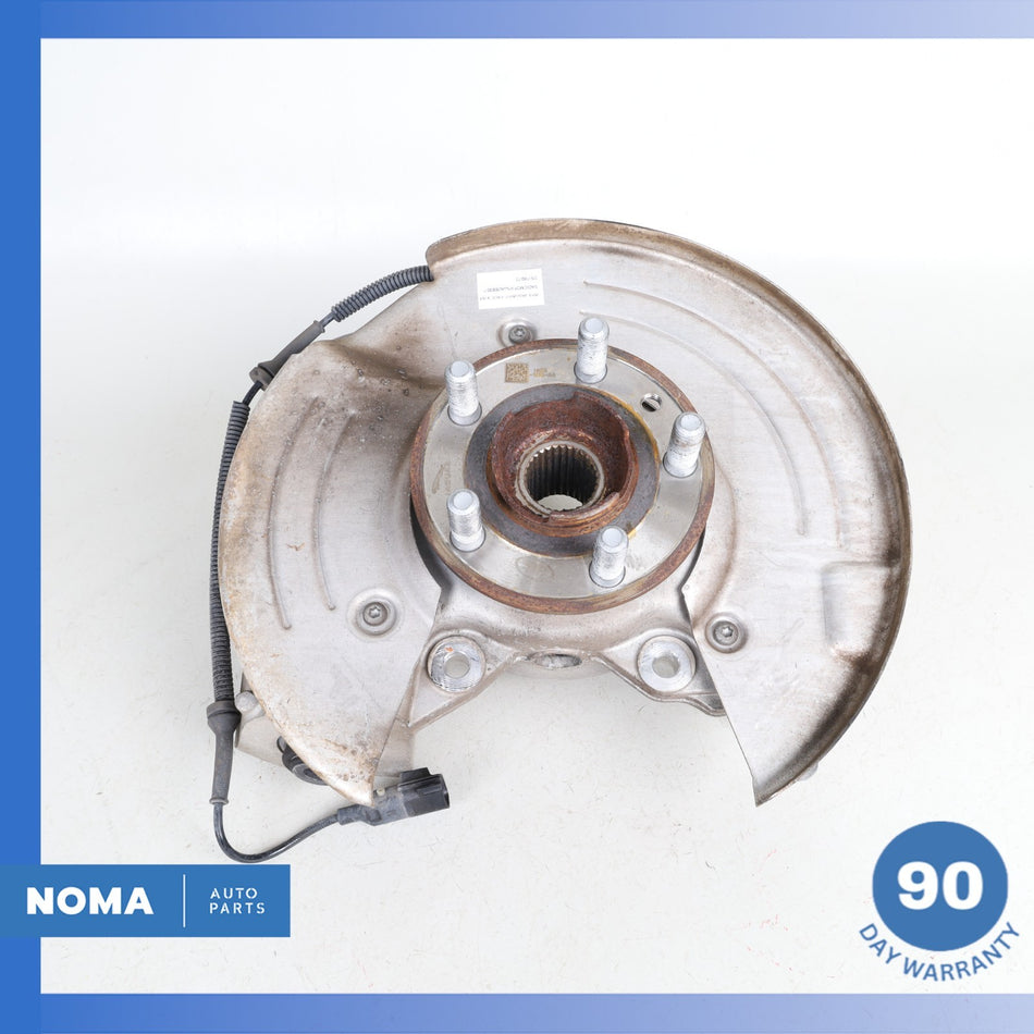 17-21 Jaguar X761 F-Pace Velar Rear Left Spindle Knuckle Hub w/ Shield OEM