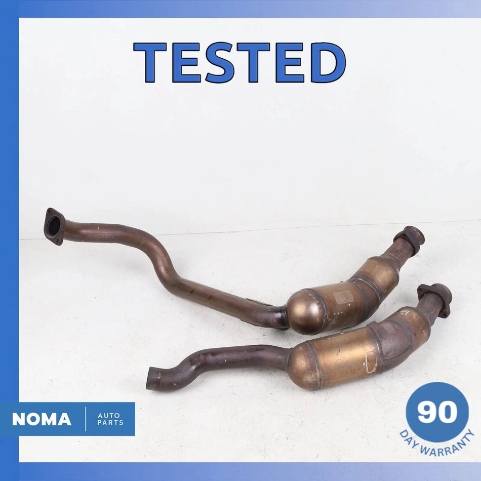 10-13 Land Rover L319 LR4 Left & Right Side Exhaust Downpipe Set of 2 OEM