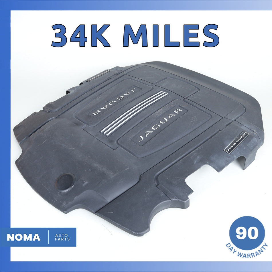 10-24 Jaguar X152 F-Type XKR Supercharged Engine Motor Plate Cover OEM 34k