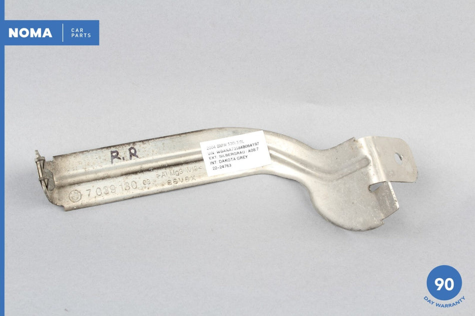 04-07 BMW E60 530i Right Side Engine Mount Heat Shield Bracket 51717039130 OEM